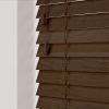 Fired Walnut Coloured Sunwood Blind
